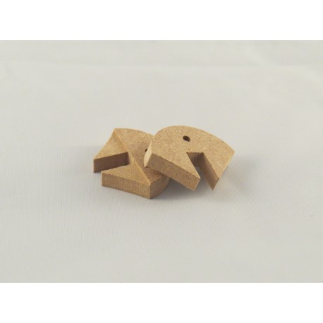 Magnet Winkel Ständer Micro / Mini, 38 x 29 x 8mm, 2 Stück