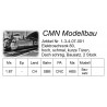 Elektroschrank 80, hoch, schmal, kurze Türen, Dach schräg, Bausatz, 2 Stück